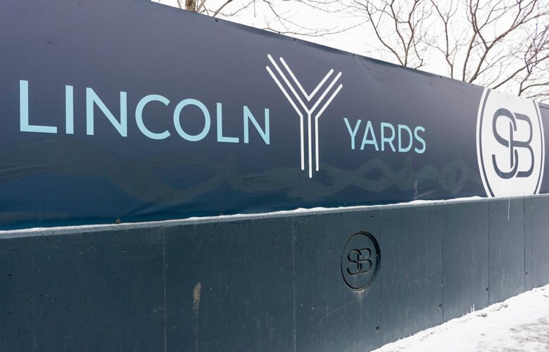 image of Lincoln Yards development in Chicago, IL. Taken January 23, 2019.